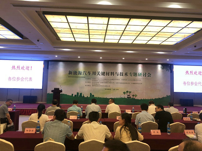 沃尔兴参加新能源汽车关键材料与技术专题研讨会
