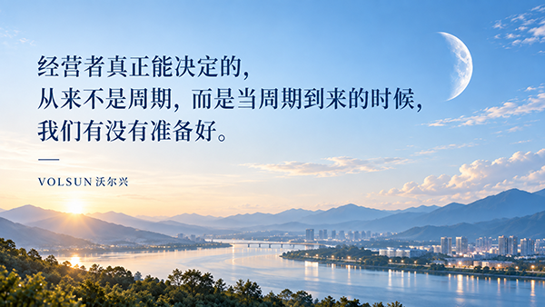 穿越周期，持续进化 ——写在沃尔兴20周年前夕